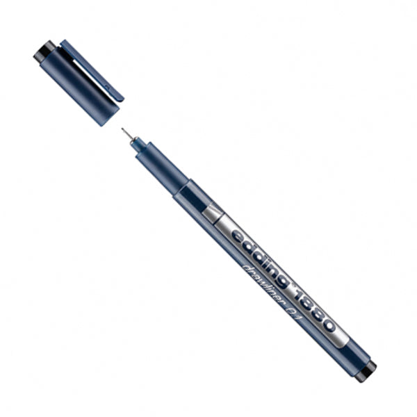 Tiralíneas Edding Set 4 Negros