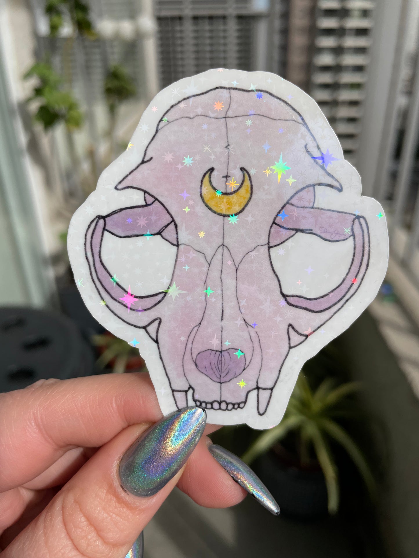Sticker Craneo