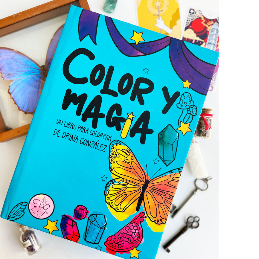 Color y Magia, un libro para colorear de Drina González