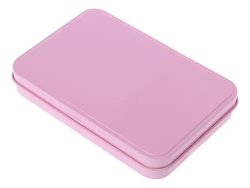 Caja de Vacia para Acuarelas Rosada