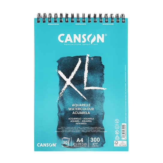 Croquera Acuarela Canson XL Aquarelle 300gr