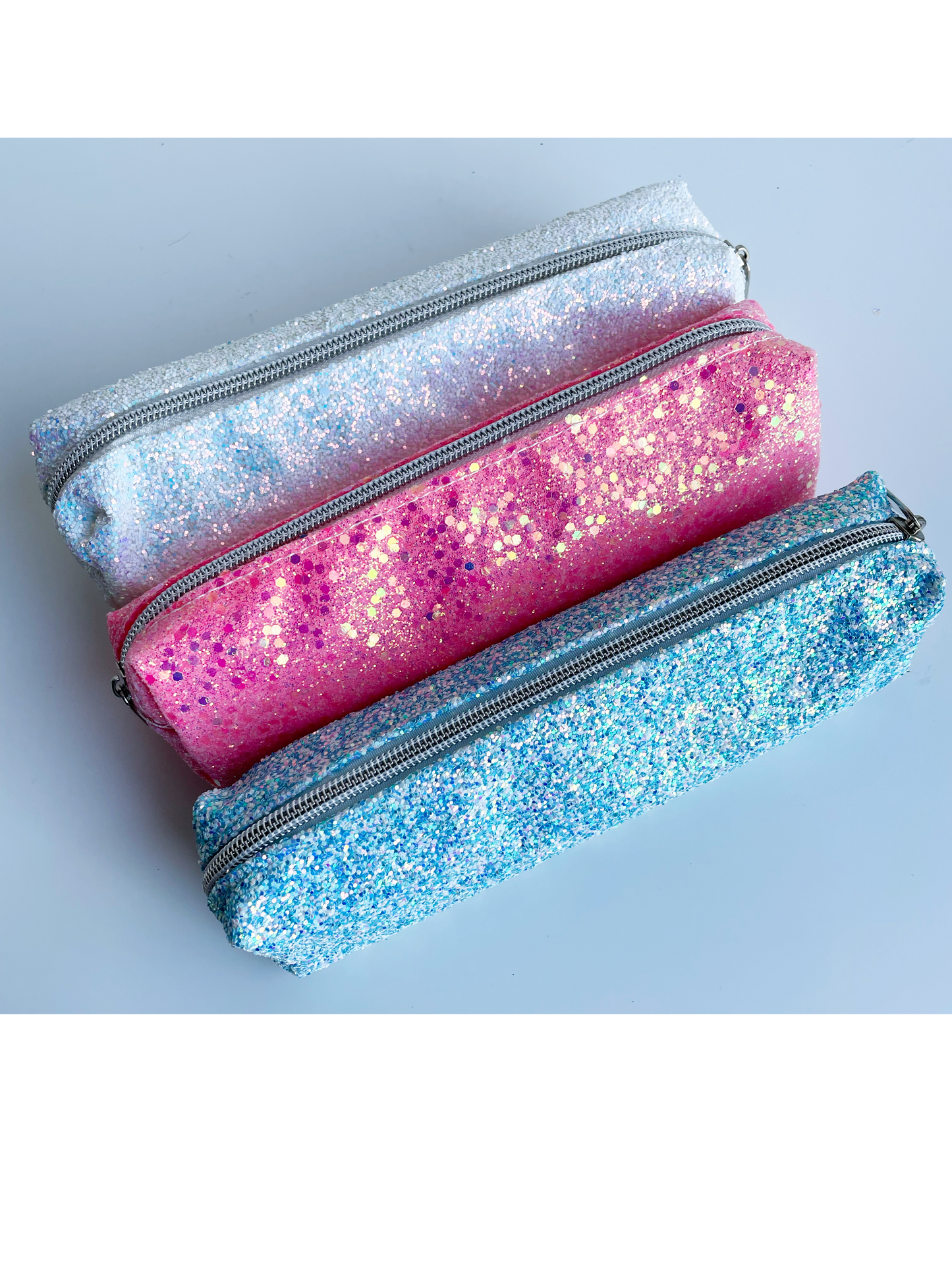 Estuches para Lápices con Glitter