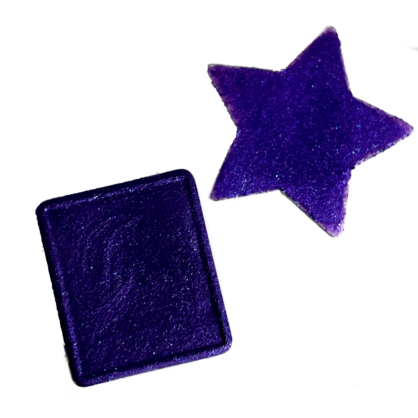 Pastilla de Acuarela Artesanal Morado Metalizado