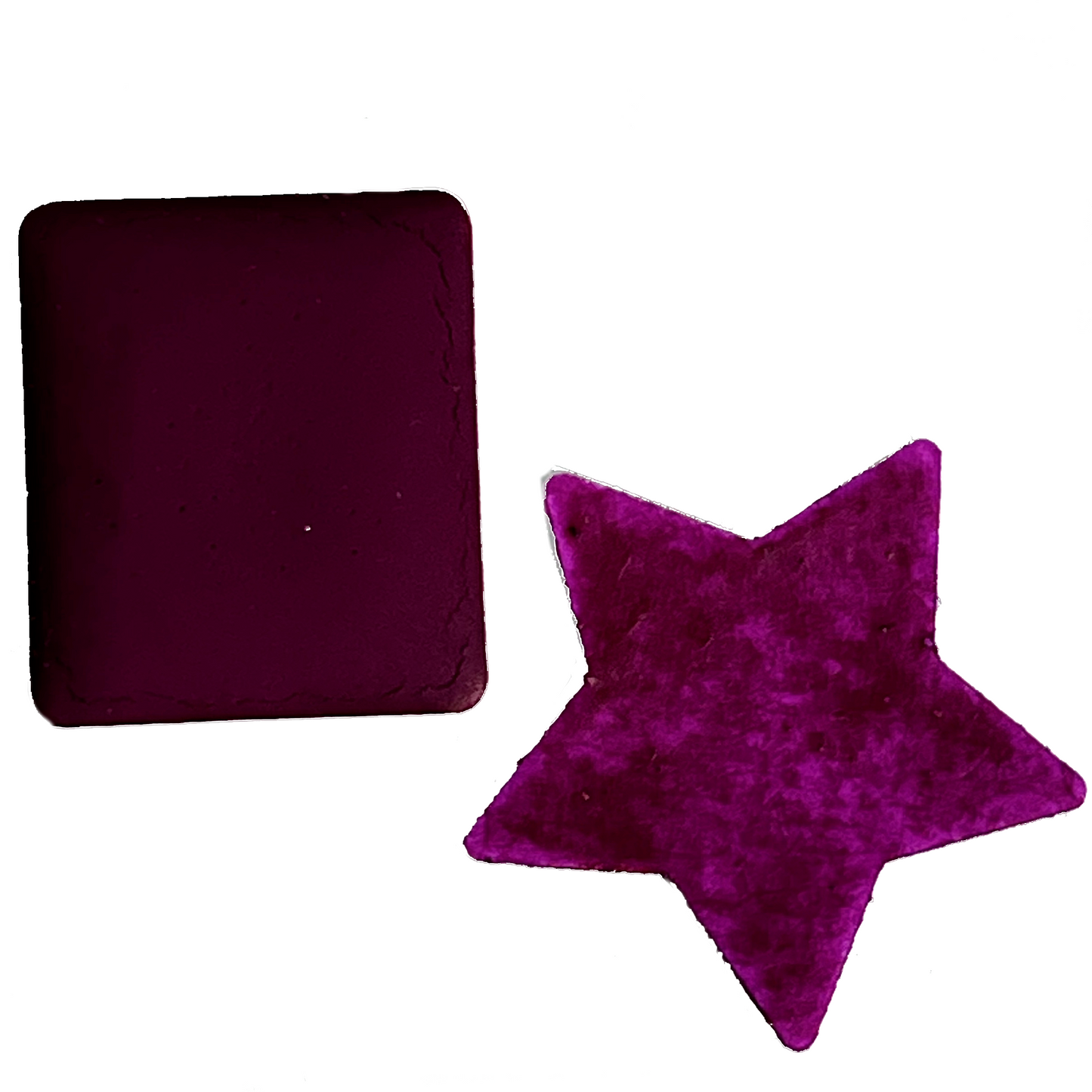 Pastilla de Acuarela Artesanal Morado Neón