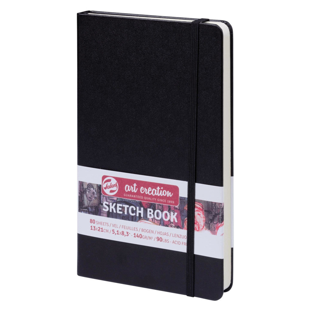 Libreta Sketchbook Art Creation Negra 140gr 80 Hojas
