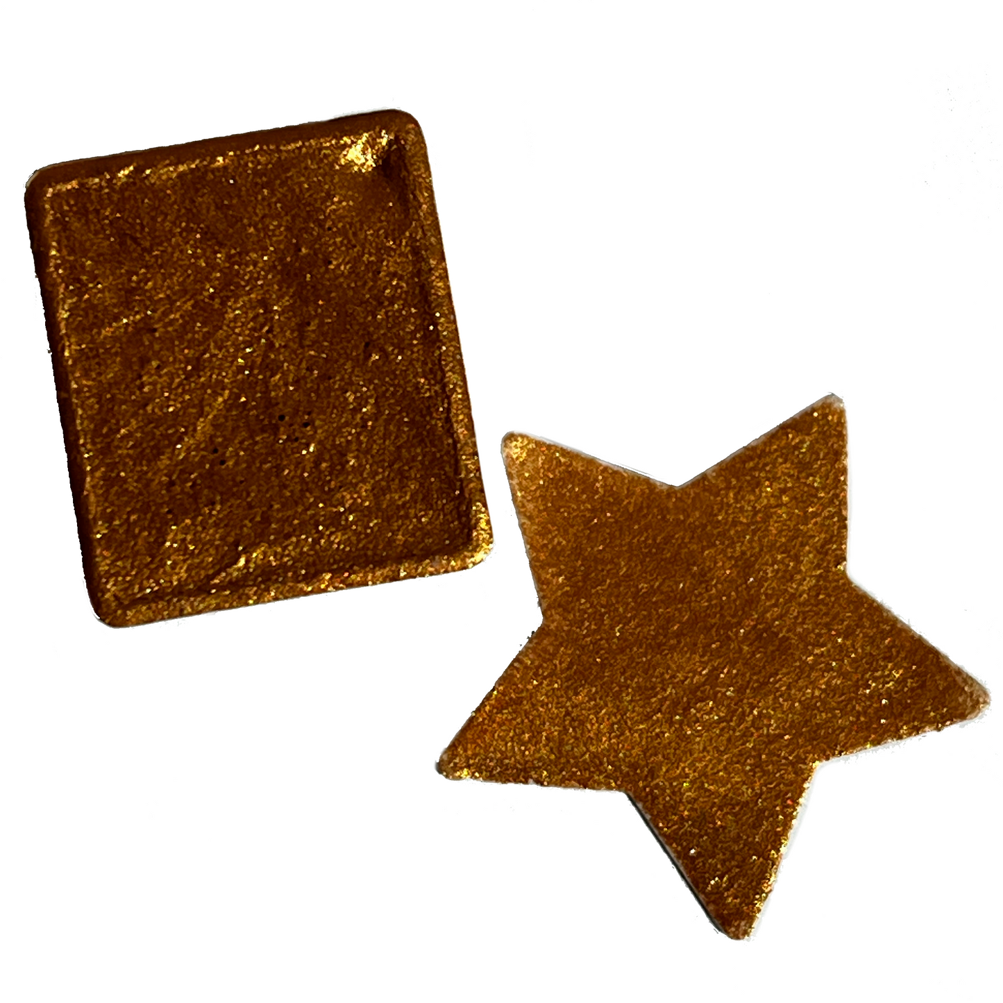 Pastilla de Acuarela Artesanal Dorado