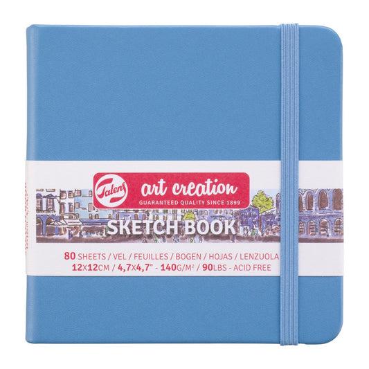 Libreta Sketchbook Art Creation Azul Lago 140gr 80 Hojas