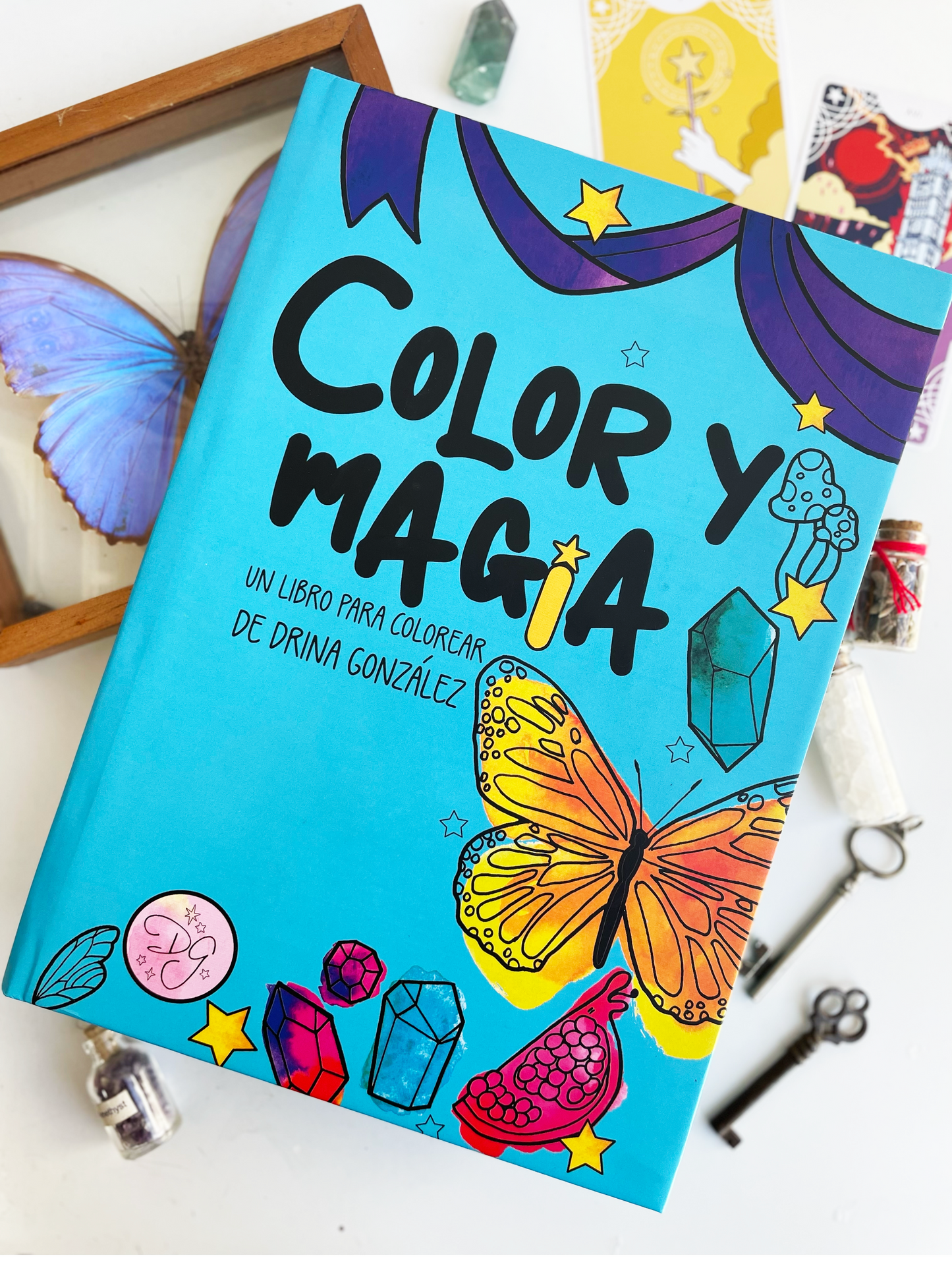 Color y Magia, un libro para colorear de Drina González