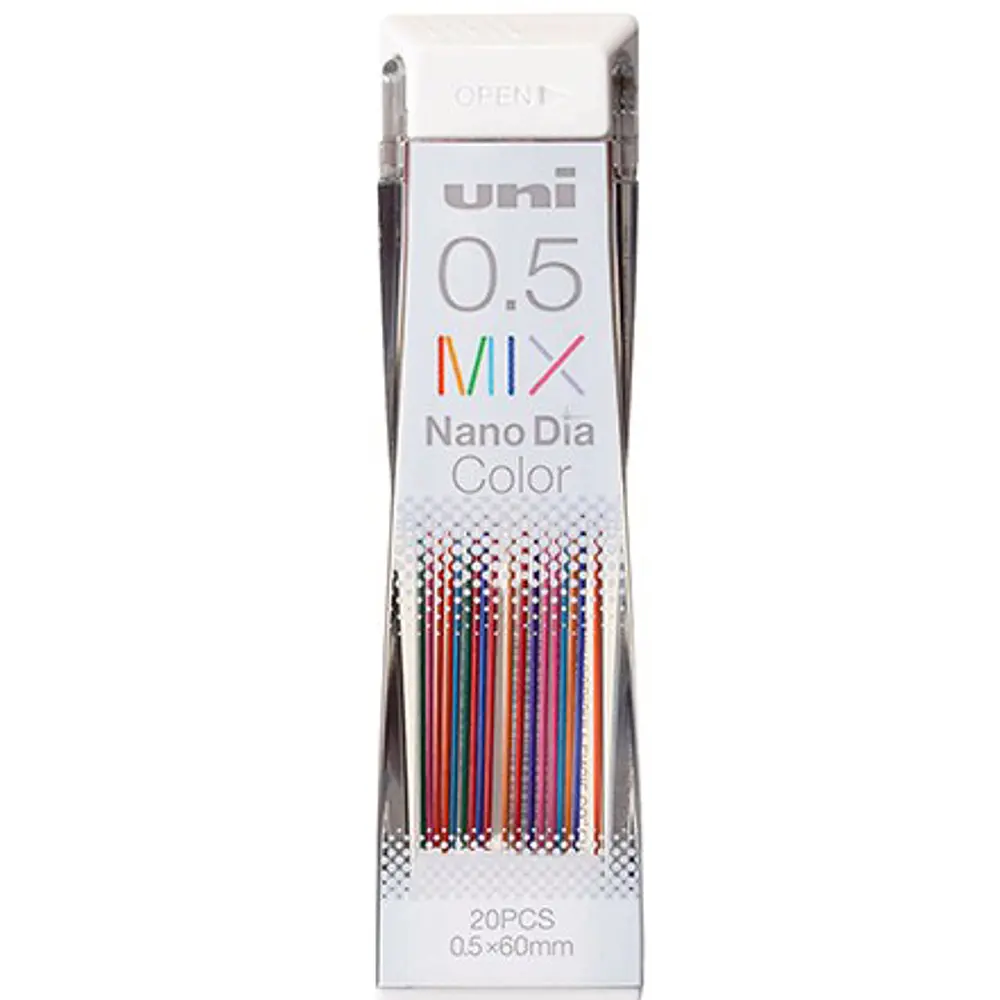 Minas de colores Uni Nano Dia Color 0,5 mm