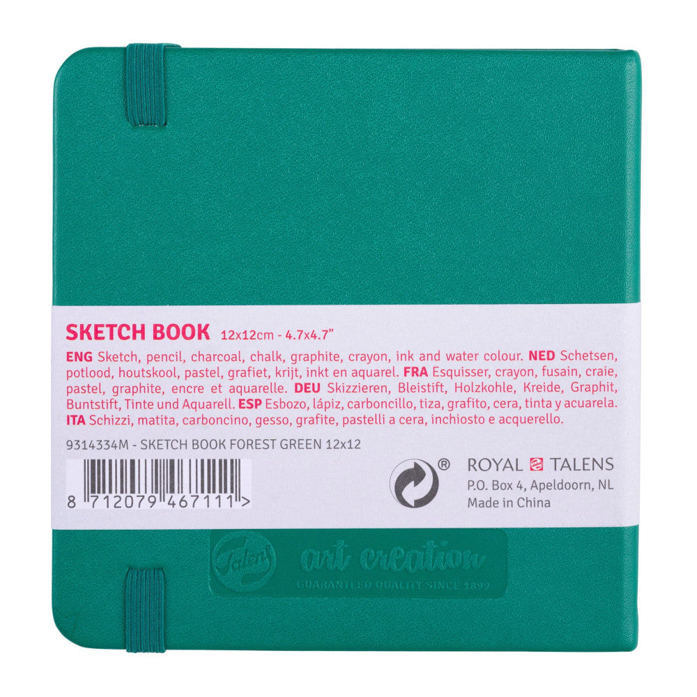 Libreta Sketchbook Art Creation Verde Bosque 140gr 80 Hojas