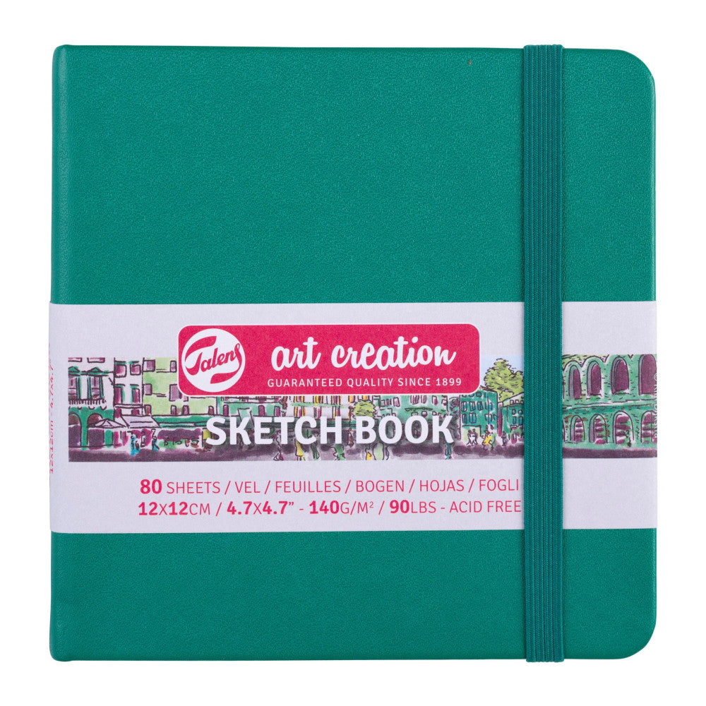 Libreta Sketchbook Art Creation Verde Bosque 140gr 80 Hojas